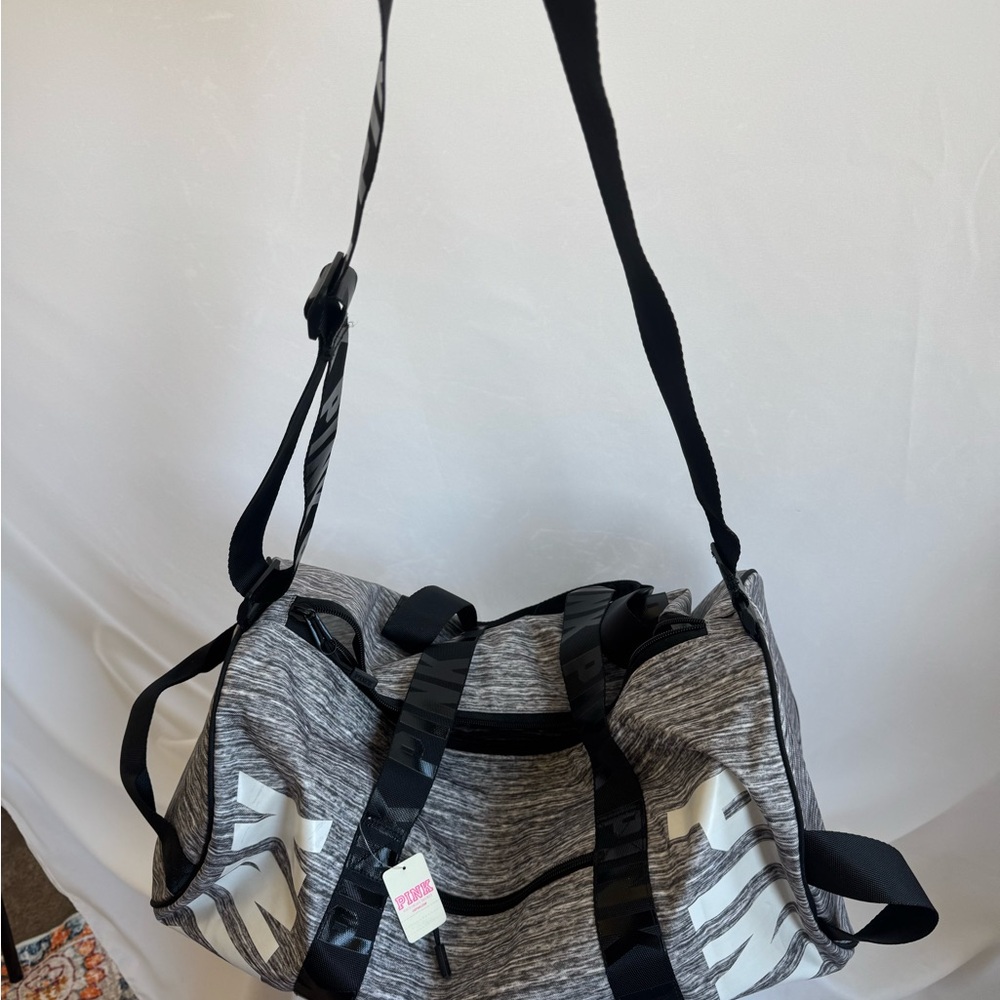 PINK Victoria's Secret Gray Duffel Bag - Picture 13 of 13
